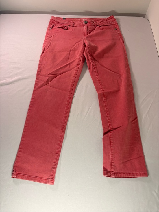 LC Lauren Conrad Pants - Women’s Coral Pink Straight-Leg Jeans